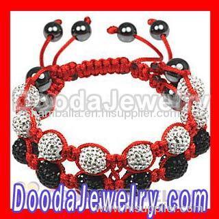 2011 Fashion Tresor Paris Style Bracelet With Pave Crystal Bead And Hematite 