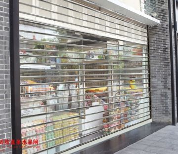Commercial Electric Polycarbonate Shutter Rolling Up Door