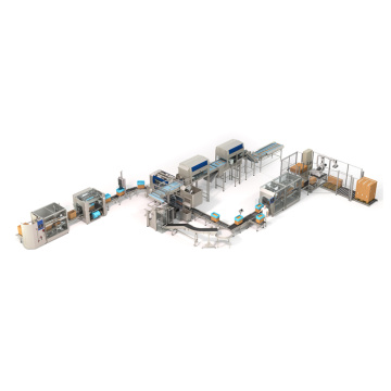 Ligne de production de post-emballage alimentaire