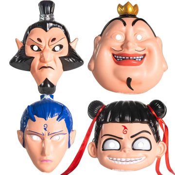 Acessório de fantasia de cosplay de Nezha para máscaras de anime