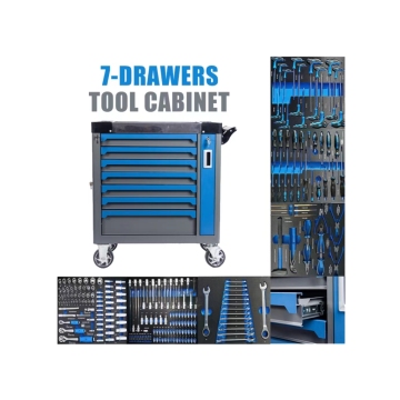 72" 7-Drawer Rolling Storage Cabinet for Garage Tools