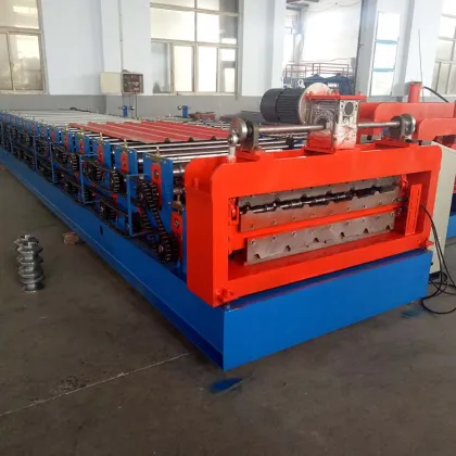 Construction material roll forming machine
