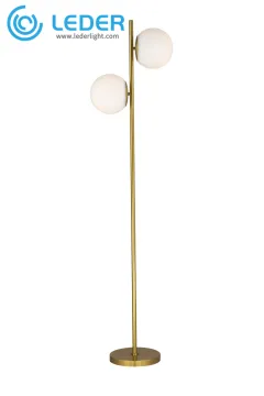 LEDER Metal Curved Floor Lamp