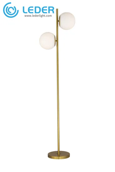 LEDER Metal Curved Floor Lamp