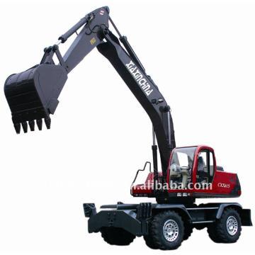 15Ton wheel excavator equips with imported Engine,hydraulic pump,valve