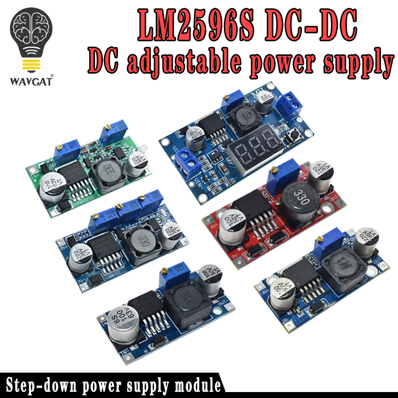 Free Shipping 1pcs LM2596 LM2596S DC-DC 4.5-40V adjustable step-down power Supply module NEW ,High Quality
