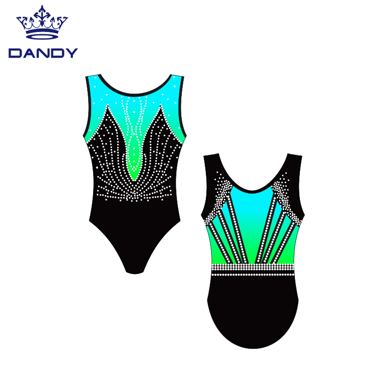 Leotard gymnasteg cystadleuaeth 2021