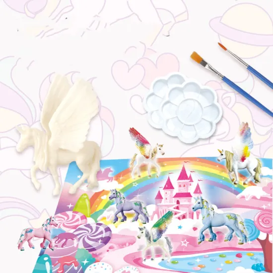 Kids' Washable & Non-Toxic DIY Creativity Art Craft Set: The Ultimate Drawing, Modeling, Coloring, & Painting Toy Kit