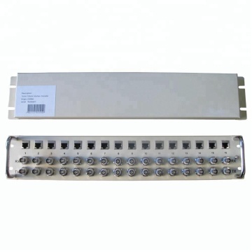 1.5U 19 Inch Rack Mount 16 E1 BNC to RJ45 Converter