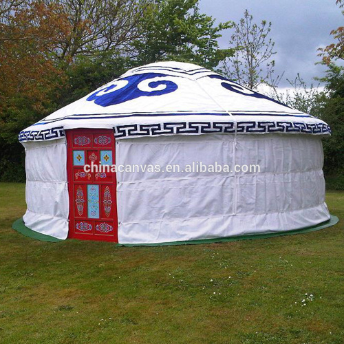 unique Mongolian yurt tent ger used in resort and holiday village