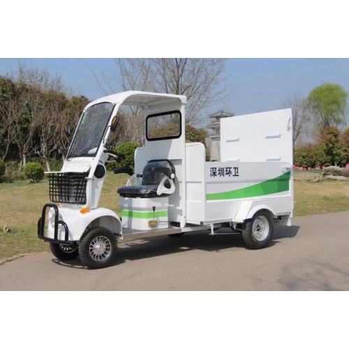 Electric Four-wheel Automatic Dump Lift Garbage Truck