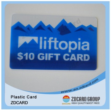 PVC Transparent Silkscreen Printing Matte Name Business Card