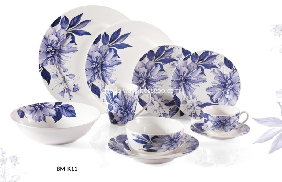 New Bone China Dinner Set 