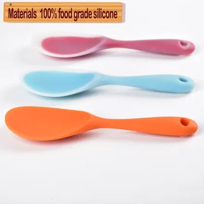 silicone service spoon rice spoon and paddle