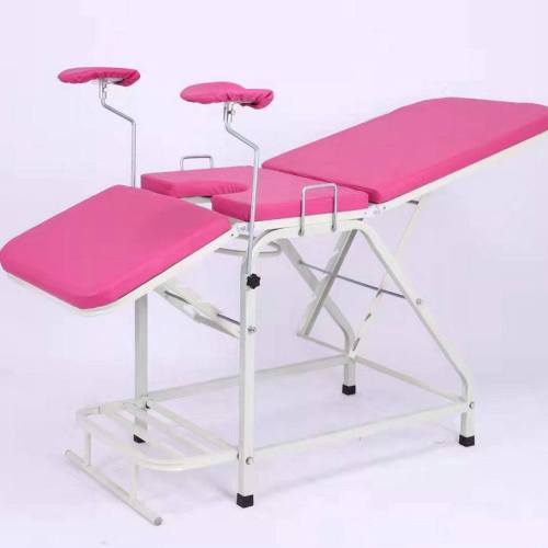Stainless Steel Comprehensive Gynecological Examination Bed for Maternity Operating Room Manual Delivery Bed Private Washing