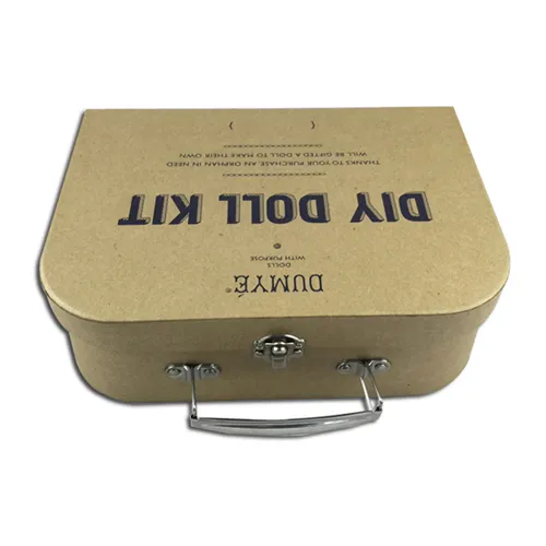 Kraft Paper Material Handle Clothing Suitcases