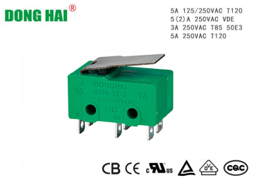 Double Pole Subminiature Micro Switch 3 Pin PCB