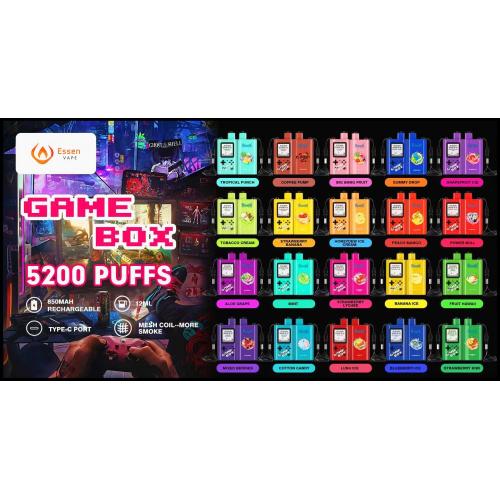 Randm Game Box 5200 Puffs Kit jetable Vape