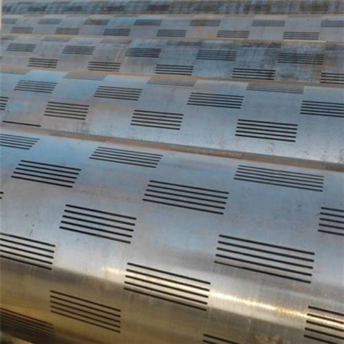 Oil exploration slotted pipe