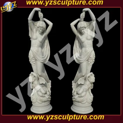 Beautiful Lady Naked Sculpture For Sale