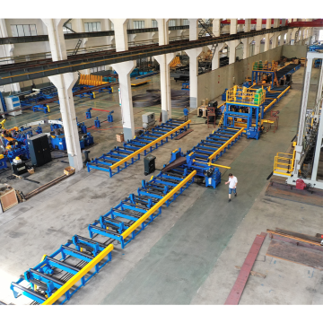 Horizontal Structural Steel H Ligne de production de soudage par faisceau