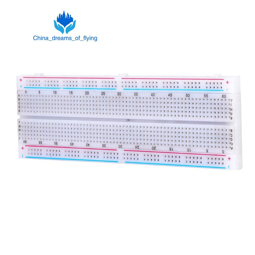 TZT 1pcs Breadboard 830 Point PCB Board MB-102 MB102 Test Develop DIY kit nodemcu raspberri pi 2 lcd High Frequency
