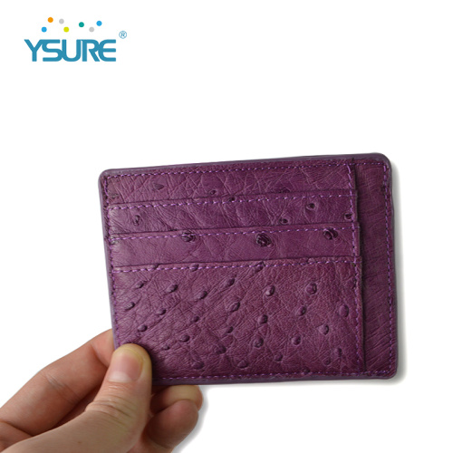 Rfid Id Card Holder Custom Color Real Leather Visa Card Holder Factory