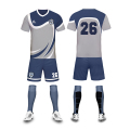 Set pakaian seragam pasukan bola sepak poliester yang dibuat khas