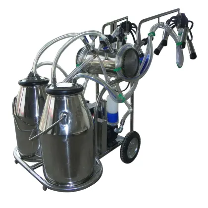 High Quality Electric Mobile Cattle Cow Milking Machine for Buffalo Milk