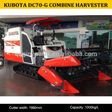 2015 hot sale High quality of DC70G kubota combine harvester for sale