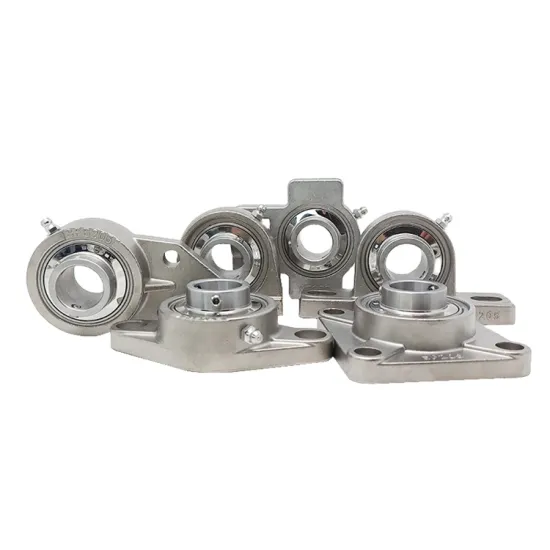 50mm x 8mm Split Stainless Steel Pillow Block Bearing for Food, Industrial & Quarry Applications