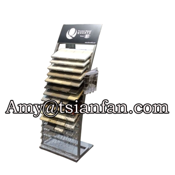 Display Rack for Timber Sample , Wood Flooring Tile Display tower
