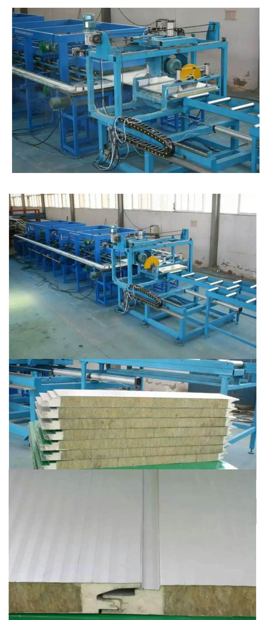 PU sandwich forming machine