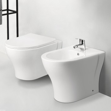 Water Saving Rimless Toilet Bowl Set: Good Quality at Low Prices
