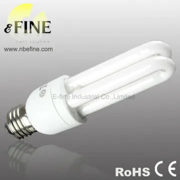 2U energy saving lamps 9W E27 T4 U shape