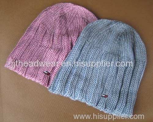 Adult Knitted Hat With Morden Tie-dye Method 