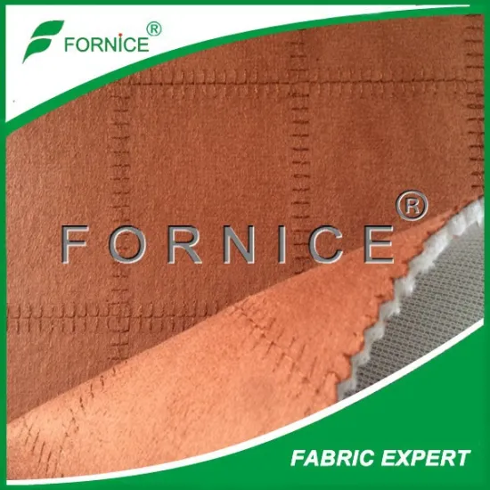 China manufacturer 100% polyester UAE fuax suede car seat fabric
