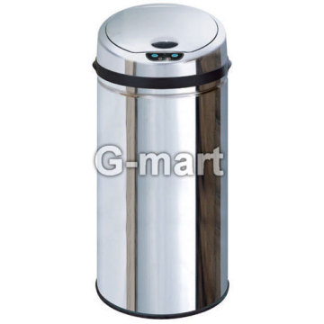S/S Touchfree Trash Cans for 42Liters/11.1Gallons