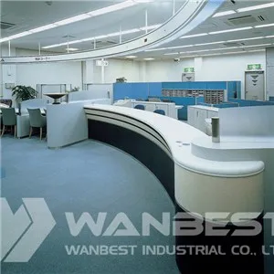 Oriaginal Corian White Reception Desk