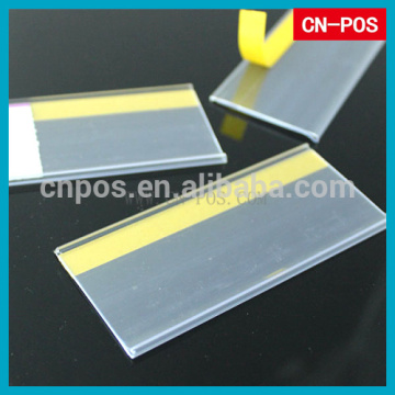supermarket hangning shelf plastic price label holder                        
                                                Quality Choice