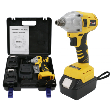Factory Direct High-Torque 350N Brushless Battery Impact Wrench Power Tool Set for Sale