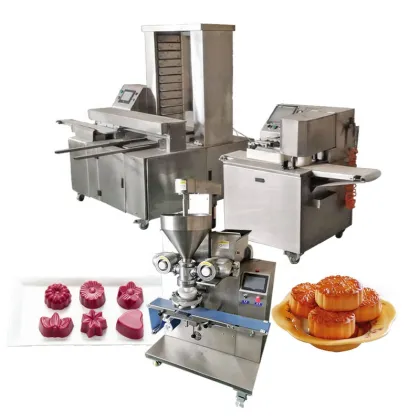 2023 New Moon Cake Production Line: Stuffed Pastry Filling Machine & Mooncake Mold