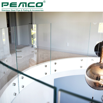 Stainless Steel Glass Standoff Balustrade for Outdoor Open Vision Frameless Balcony (304/316)