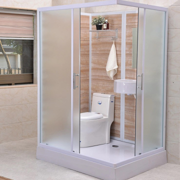 Complete Luxury Prefabricated Modular Shower Units: Large, Fully Furnished, and Integrated Toilets for an Enhanced Bathroom Experience