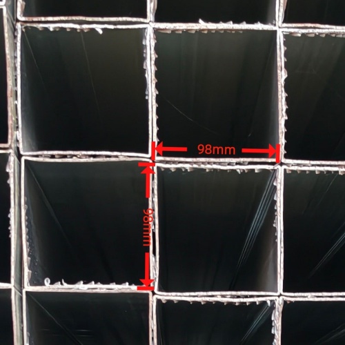 গ্যালভানাইজড স্কয়ার টিউব 98*98*1.6 মিমি