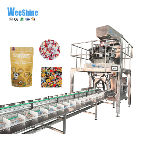 Semi Automatic Weighing Filling Packing Line