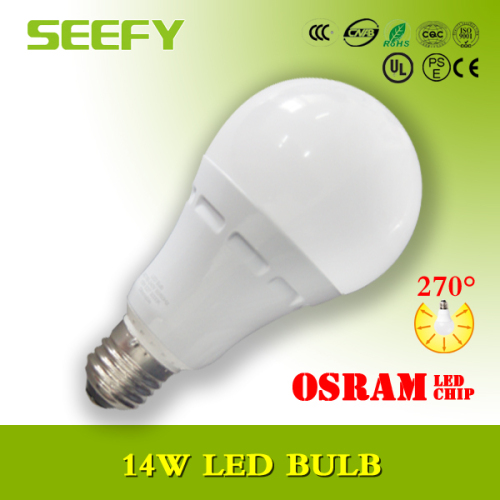 14W High Lumen LED Bulb with CE RoHS Certificate