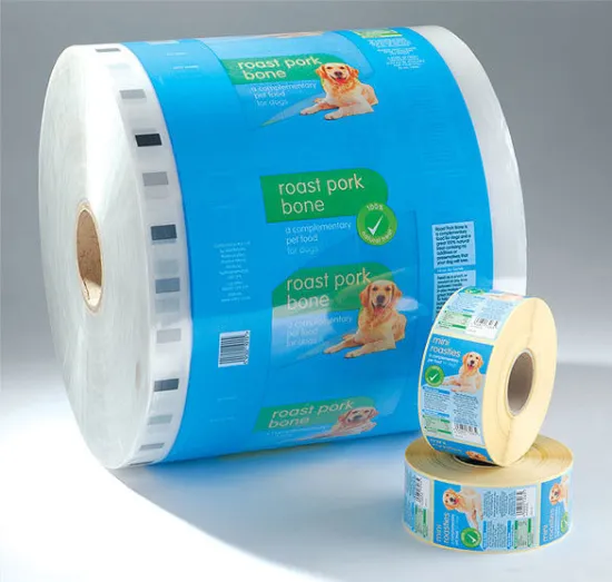 Printed / Laminated Plastic Roll Film , Moisture Proof Plastic Film Rolls