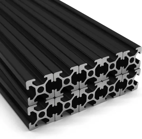 Customized Black Anodized Industrial Aluminum Profile for Heatsink