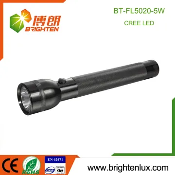 Factory Supply Military Usage Heavy Duty Aluminum Matl Most Powerful Bright 3D Operated 5W Portable industrial led torch light